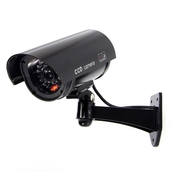 

5 Packs 2x Flashing Light Dummy Security Camera Fake Infrared LED Surveillance Bullet