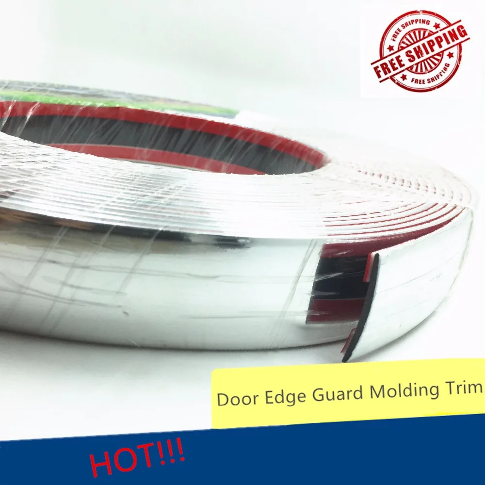 

DIY Car Styling Door Window Grill 30MM 5meters Long Molding Trim Automotive Car Sticker Chrome Strip Self Adhesive
