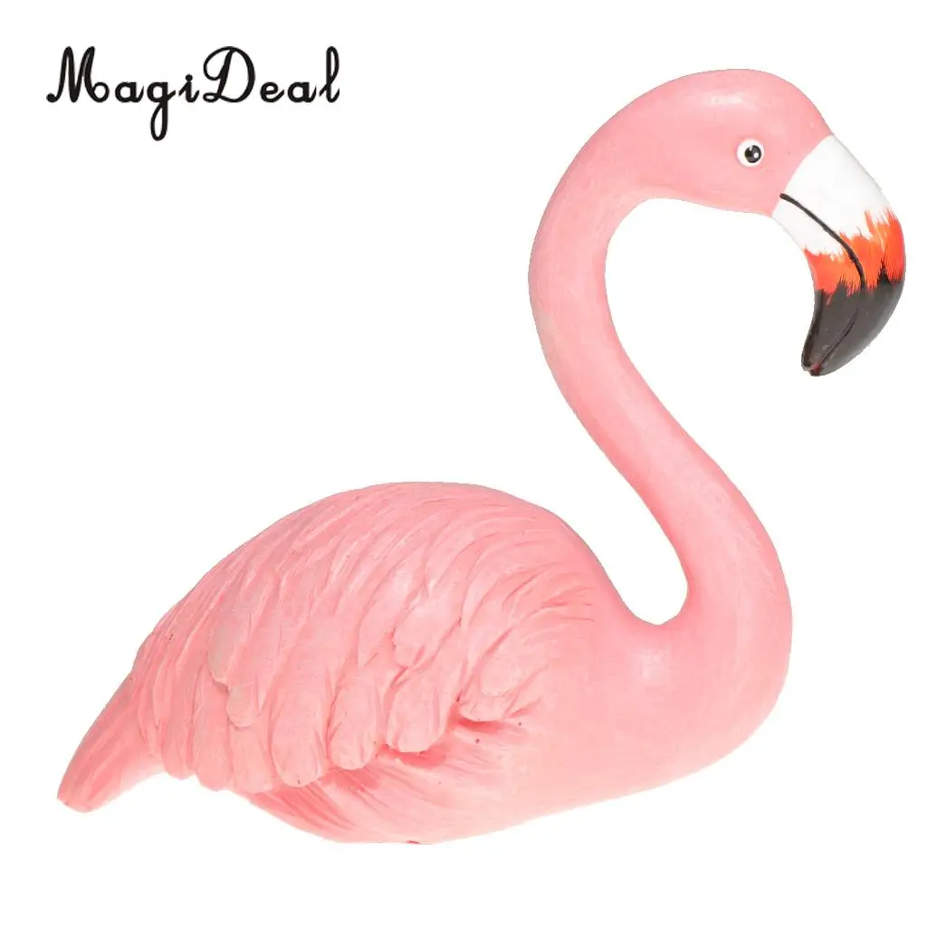 Chic Flamingo Ormament Figurines Sculpture Wedding Decor Home Decoration 8 Styles 8-15cm, Pink
