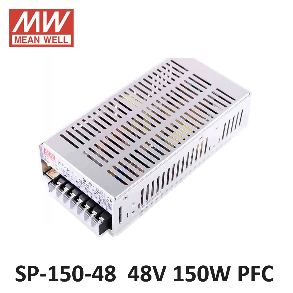 

MEAN WELL SP-150-48 power supply unit 48V 3.2A 150W PFC function 85-264VAC input meanwell power supply 48V DC led driver 150W