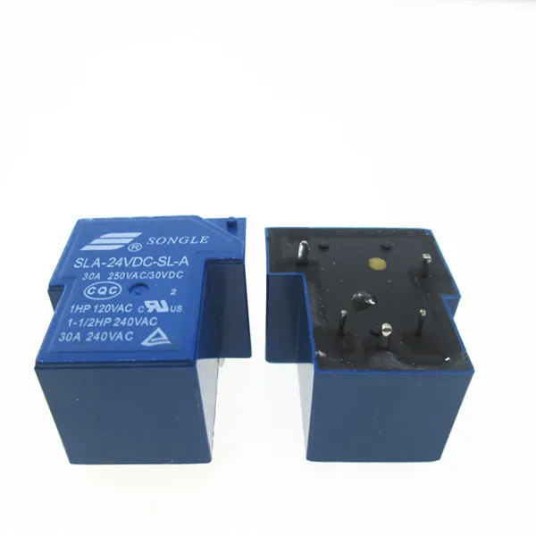 

HOT NEW relay SLA-24VDC-SL-A SLA-24VDC SLA24VD-SLA 24VDC 30A 250VAC T90 DC24V 24V SONGLE DIP5 20PCS/LOT