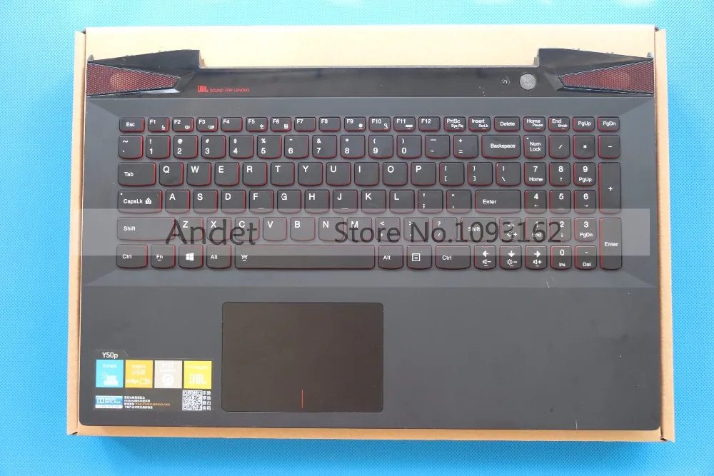 95% New Original Palmrest with US Backlight Keyboard for Lenovo IdeaPad Y50 Y50-70 KB Bezel Upper Cover w TouchPad AP14R000A00 95% New Original Palmrest with US Backlight Keyboard for Lenovo IdeaPad Y50 Y50-70 KB Bezel Upper Cover w TouchPad AP14R000A00