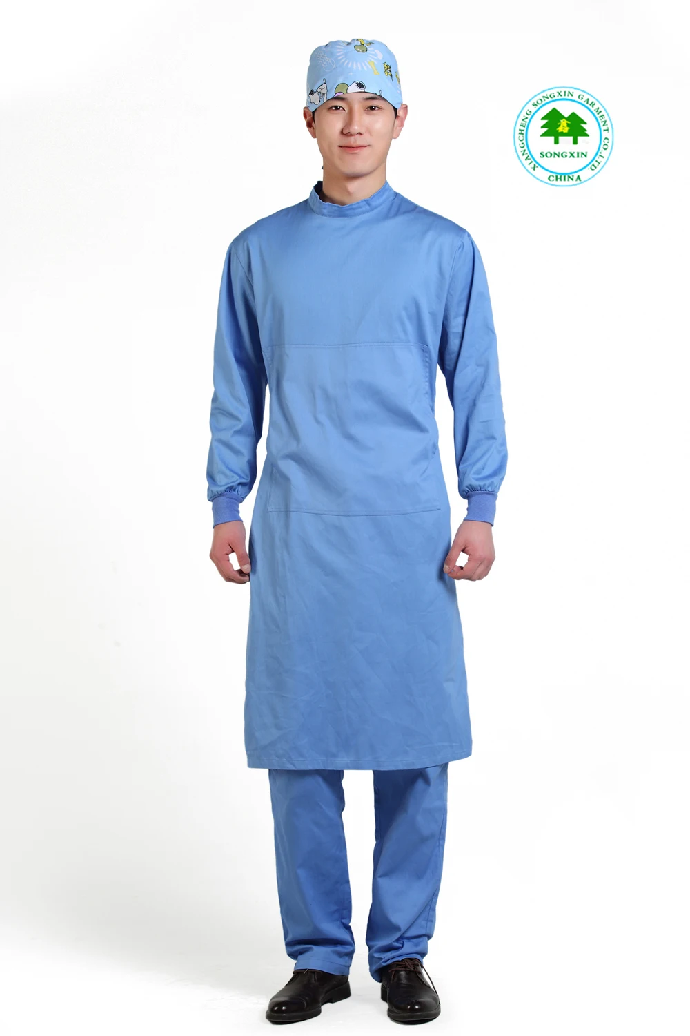 Free Shipping OEM surgical gown surgical kit long sleeve hospital uniform factory direct salein