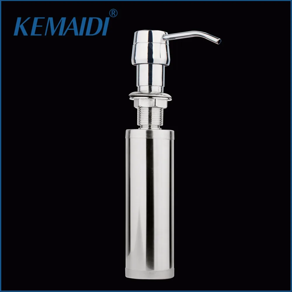Kemaidi New Arrival Kitchen Wash Sink Soap Dispenser Chrome Finish Hand