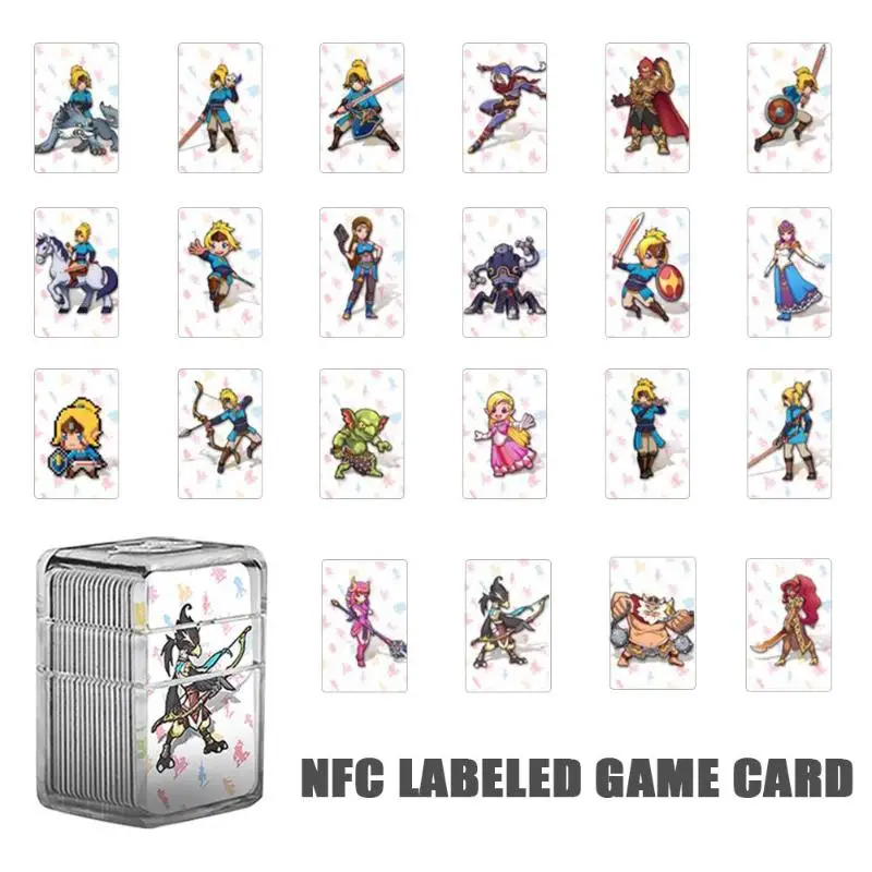 ALLOYSEED 22 шт. NTAG215 NFC метка игровая карта для amiibo бриллиантовая дикая мини nintendo Switch