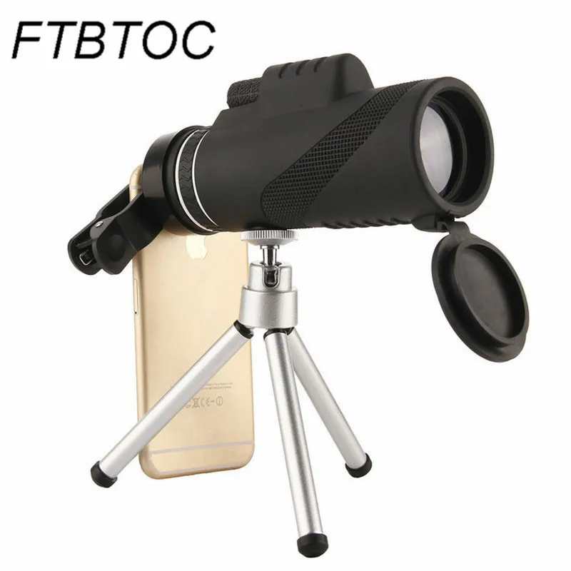 

40x60 Monocular Telescope Portable Non-infrared Low-light Night Vision Outdoor Hunting Camping Telescope