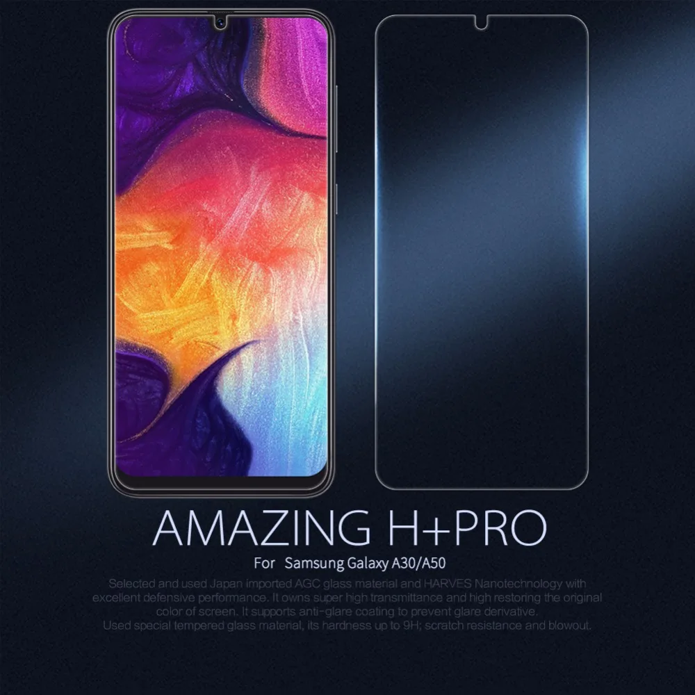 Стекло для samsung Galaxy A50 A30 Nillkin H+ PRO 2.5D Защитная пленка для экрана Защитная пленка для samsung A50