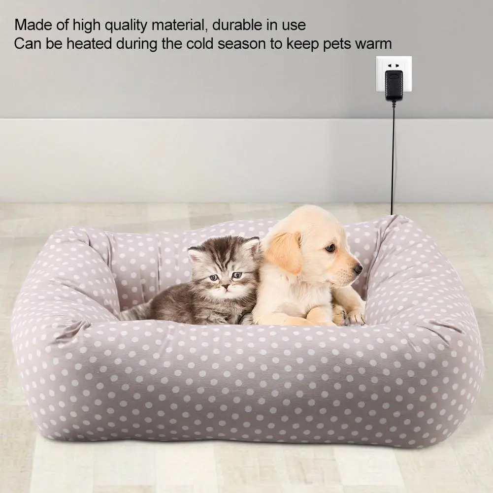 Электрический нагревательный коврик для домашних животных кошка маленькая собака с подогревом кровать коврик подстилочный зимний матрас для собачьей лежанки подстилка-подушка теплая лапа щенок кошка
