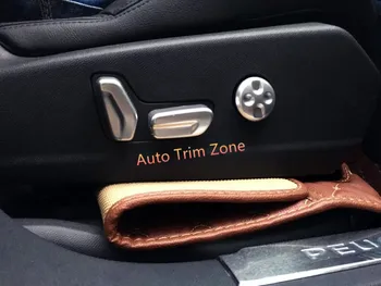 

6PCS ABS Seat Adjustment Button Cover Trim For Peugeot 3008 GT 2017 For 6-Button Model