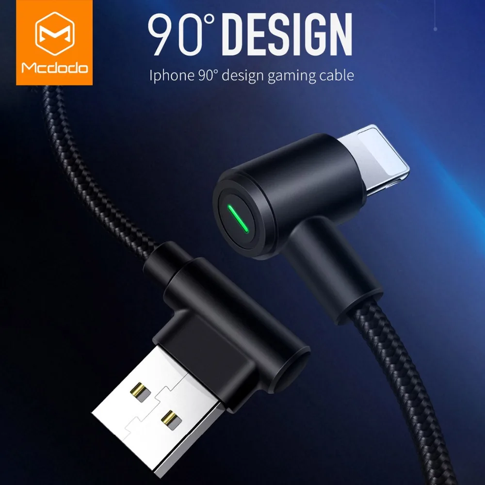 MCDODO كابل يو اس بي ل فون أبل XS ماكس XR X كابل سريع كابل شحن الهاتف المحمول شاحن سلك مهايئ Usb كابل بيانات تهمة