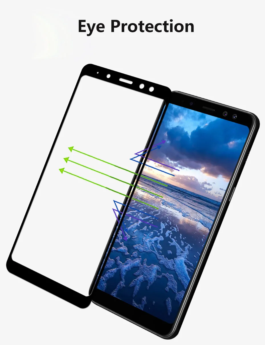 YAMIZOO Tempered Glass For Samsung Galaxy a8 Plus 2018 a6 Glass Screen Protector Film On 9h Protective Glass For Samsung a8 2018 (1)