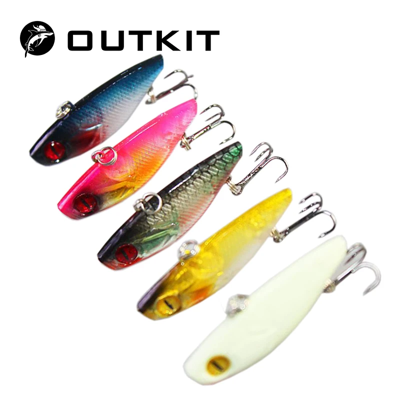 OUTKIT 4cm 4.5g New Vib Crankbait Lifelike Fishing Lure High Quality