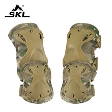 

1Pair of Adult Tactical Combat Knee Pads for Outdoor Sport Protective Gear Military Safety Guard for Hunting CS Paintball Skate