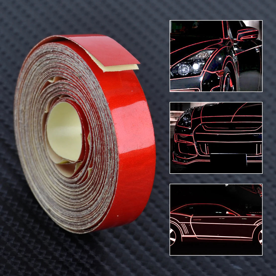 8M x 1CM Reflective Sticker Tape Car Truck Body DIY Self Adhesive Decal Stripe
