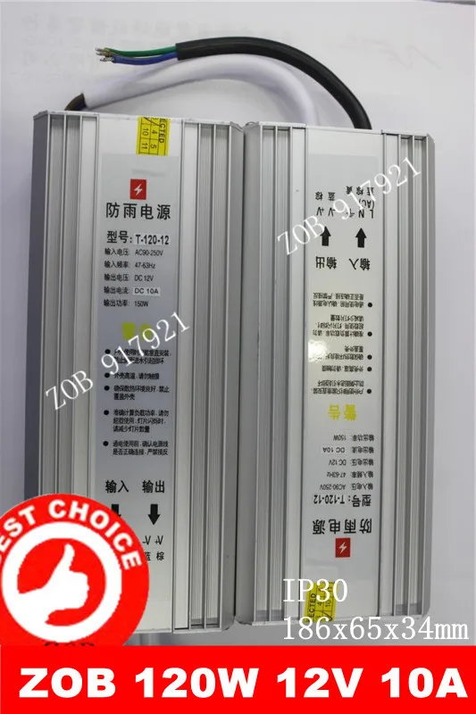 

Latest LED power CE CF ROSH 12V/8.5A 24V/4A 100W New rainproof IP30 180-240V switching power small size and light weight 2PCS/L