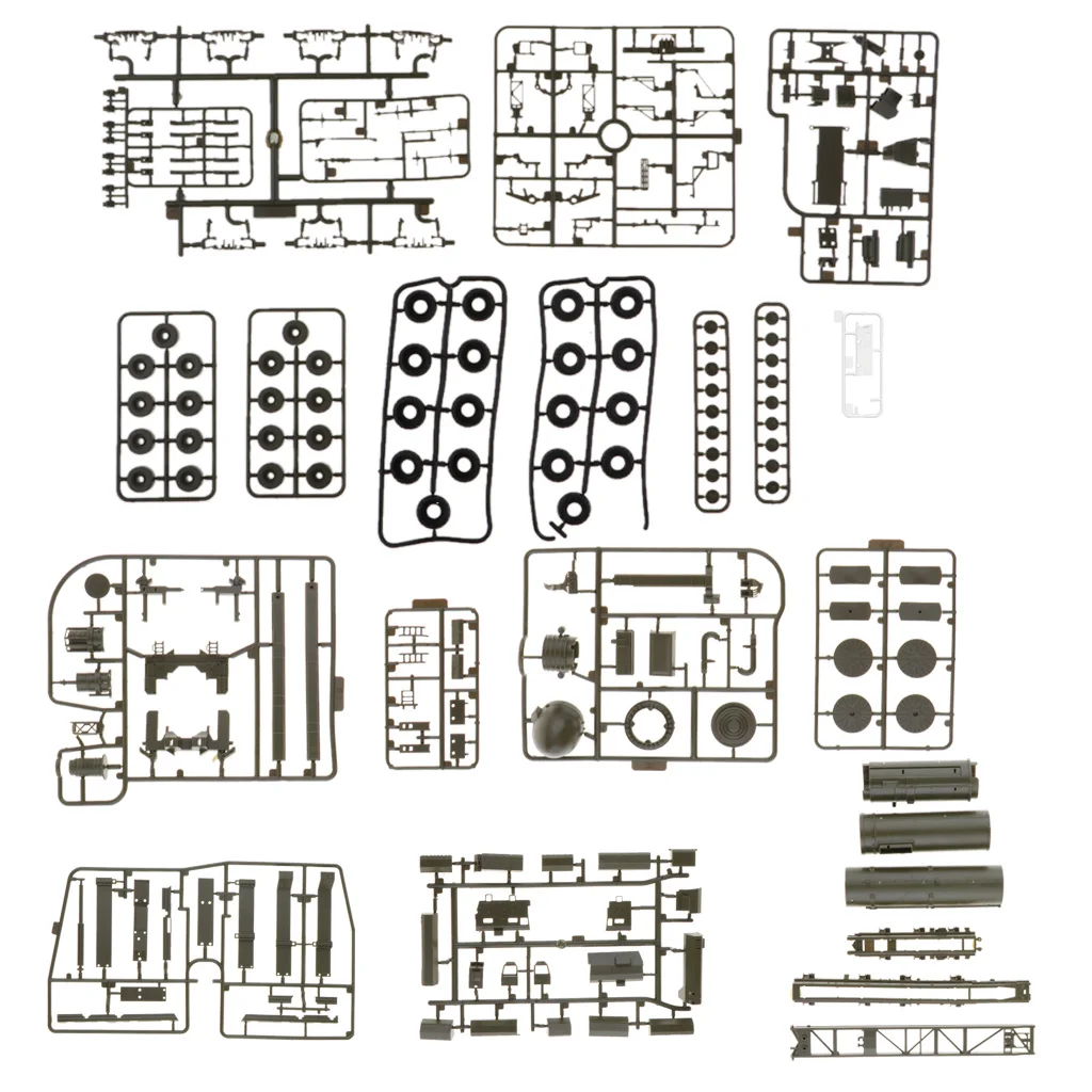 

1/72 Russia RT-2PM Missile Launch Vehicle 4D DIY Accessory Plastic Model for Kids Toy Birthday Gift