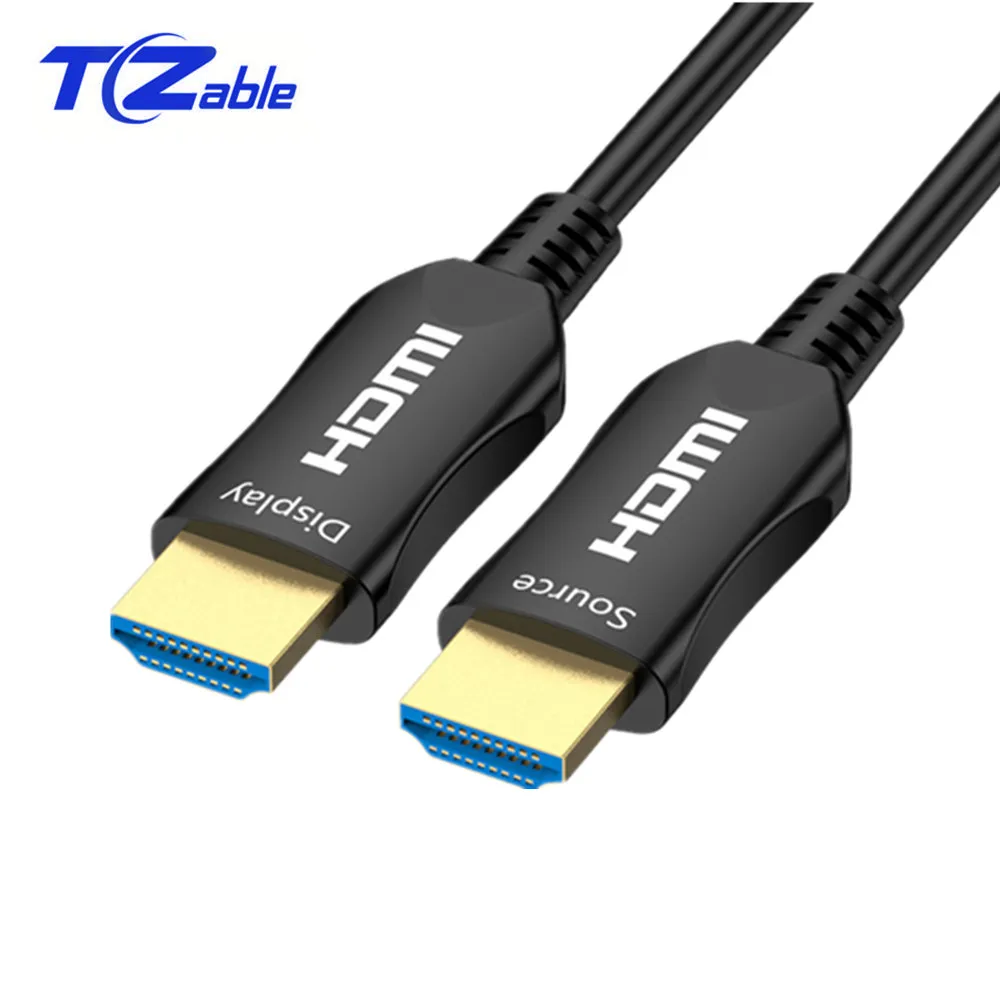 Оптический Кабель HDMI 18 Гбит/с 2 0 4k 60 Гц HDR HD TV компьютерный Аудио Видео кабель для Box