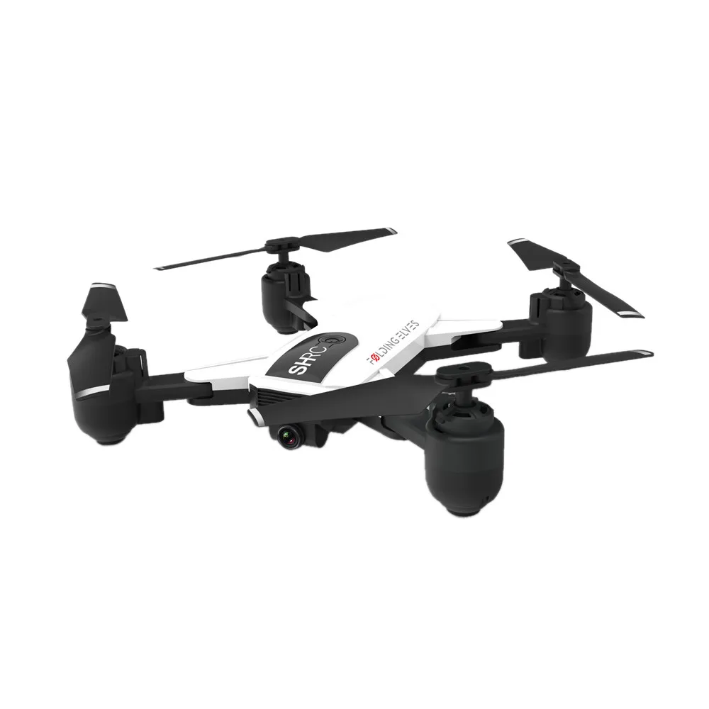 Двойная камера s Drone wifi 1080P камера FPV высота Hode оптический поток складной Безголовый RC Квадрокоптер для селфи, Дрон с камерой HD