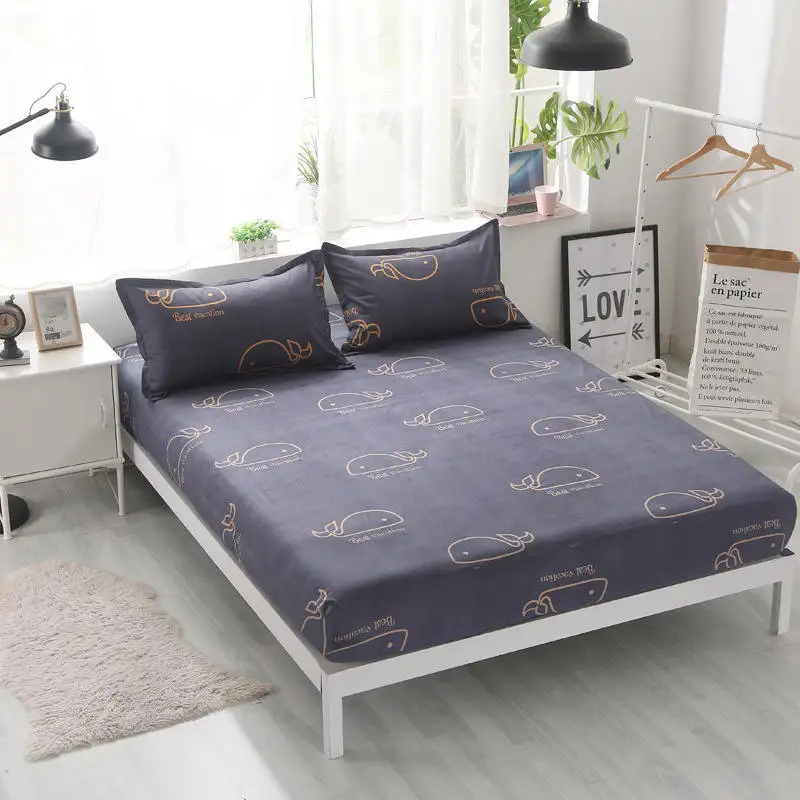 

Geometric Whale Girl Boy Mattress Cover Breathable Bed Cover Adult Child Mattress Protector Summer Sleeping Mat 2CDT-63001