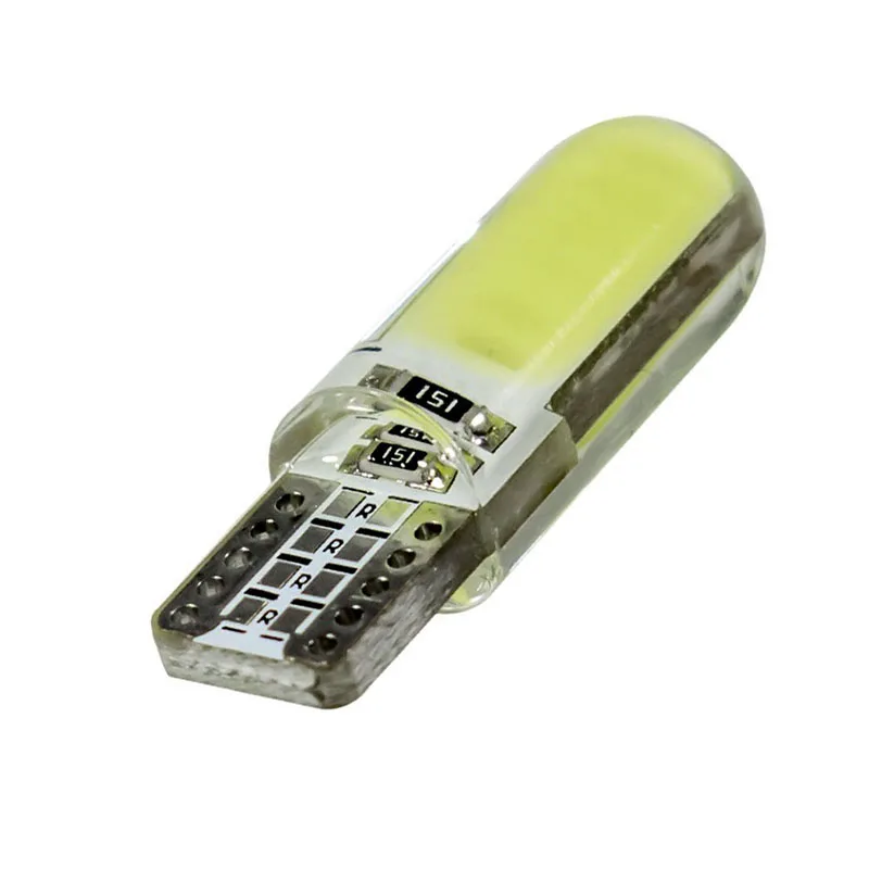 YSY 100 шт. Тип силиконы 12SMD высокое Мощность удара T10 светодиодный 194 168 W5W светодиодный сбоку поворотника лампа 6smd 12 В