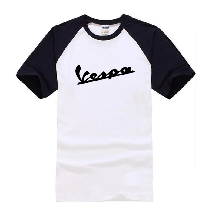 

New Arrival Vespa Mod Scooter Men T shirt for Boys Brand Vintage Motorcycle Logo printing Tee 3XL Mens Casual Hip Hop apparel