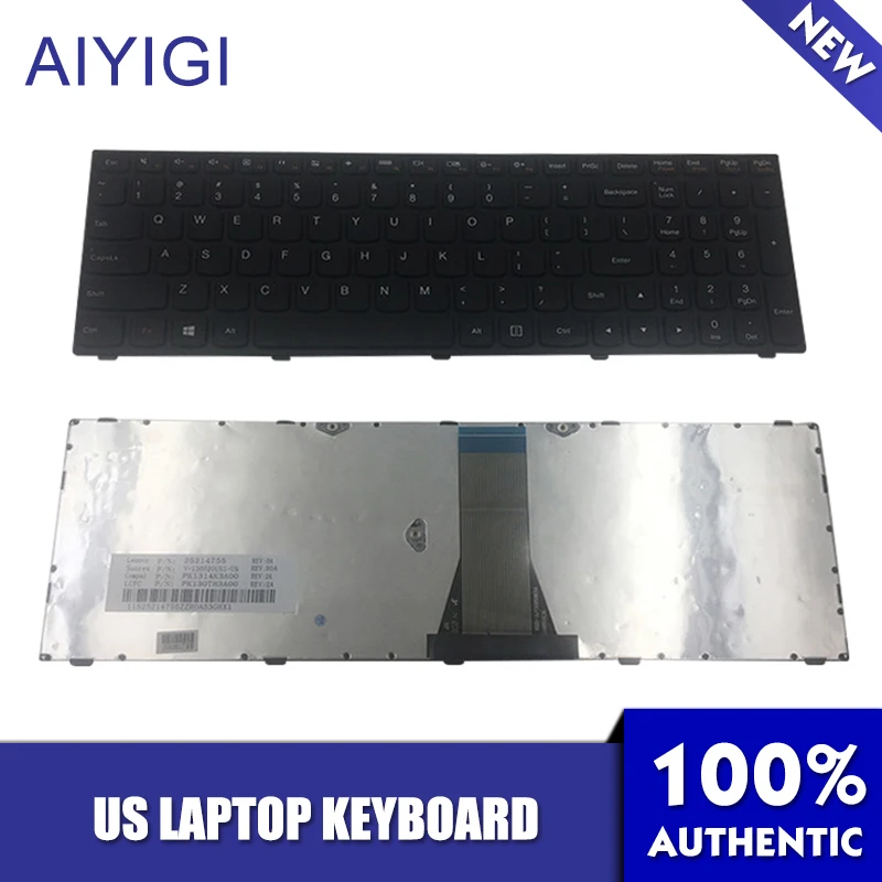 Aiyigi ÙƒÙ…Ø¨ÙŠÙˆØªØ± Ù…Ø­Ù…ÙˆÙ„ Ø§Ù„ÙˆÙ„Ø§ÙŠØ§Øª Ø§Ù„Ø£Ø³ÙˆØ¯ Ù„ÙˆØ­Ø© Ù…ÙØ§ØªÙŠØ­ Ù„Ø£Ø¬Ù‡Ø²Ø© Ù„ÙŠÙ†ÙˆÙÙˆ Ideapad G50 G50 70 G50 45 G50