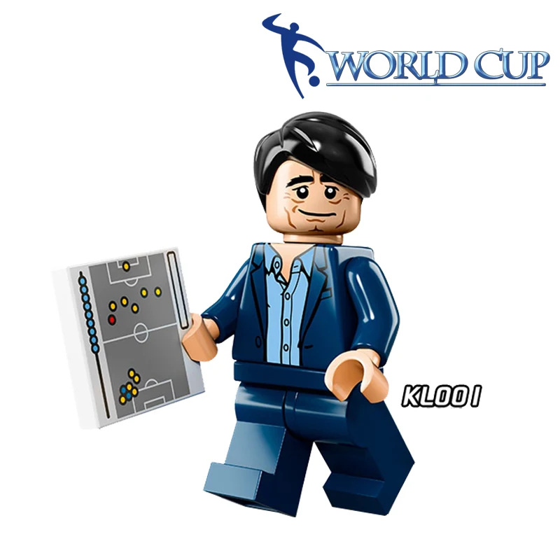 

1PC Super star Football Germany team Joachim Loew World Cup Minifigures Super Heroes Building Block Bricks Kids DIY Toys Xmas