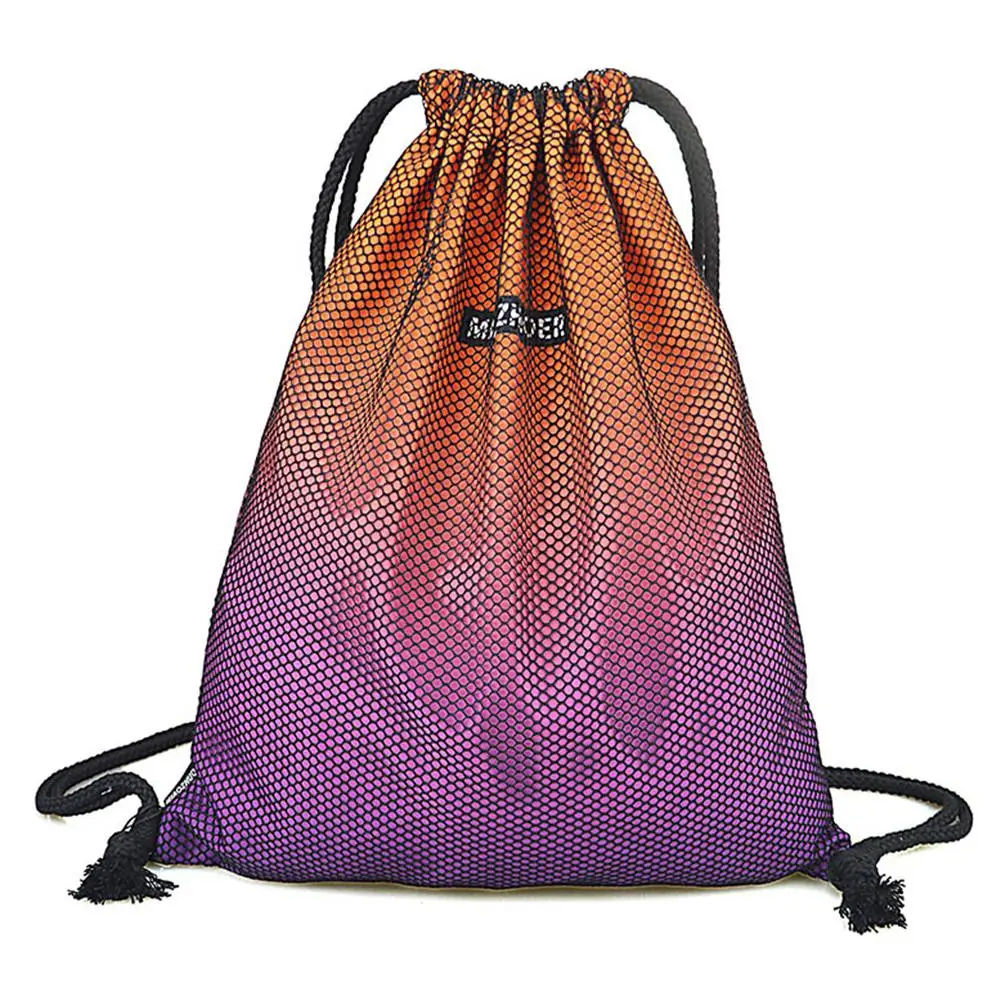 LumiParty Outdoor Beach Drawstring Backpack Waterproof Gym Swimming