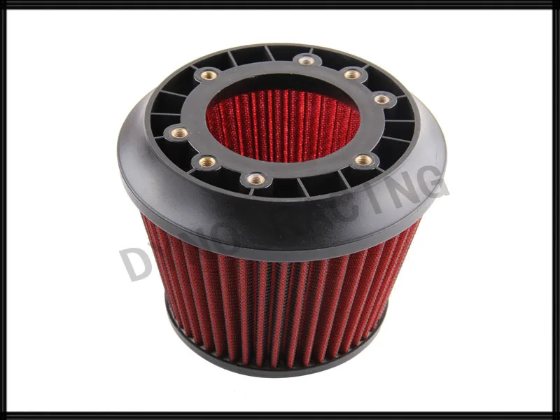 Универсальный автоматический фильтр входящего воздуха 76 мм с двойным адаптером