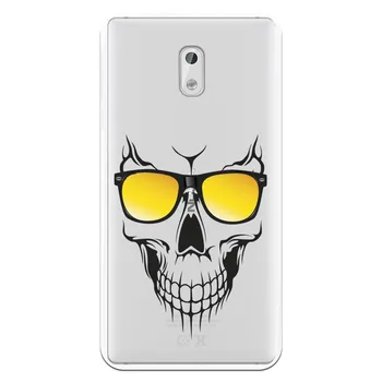 

WP014 skull costume drawing stand case for Nokia 3