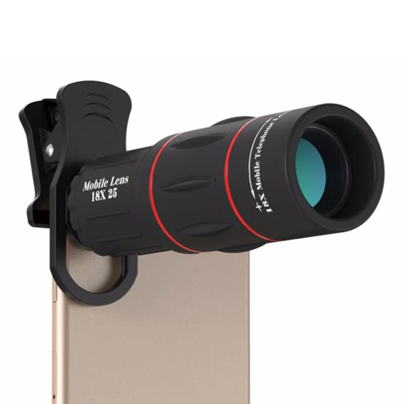 TOKOHANSUN Telefon объектив камеры Универсальный 18X телескоп зум телескоп объектив мобильного телефона для смартфонов iPhone Xiaomi Honor