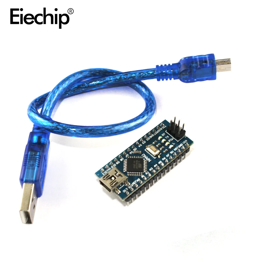 Мини USB Nano V3.0 плата контроллера ATmega328P Nano V3 микро контроллер совместимый для arduino CH340G USB драйвер NANO 3,0 328P