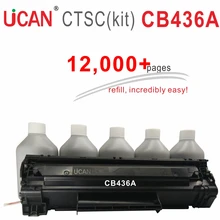 CB436a Cartrodge for Hp laesrJet 1505 1505n M1120 mfp M1522n Laser Printer 12,000pages Large Print Volume Toner Cartridge