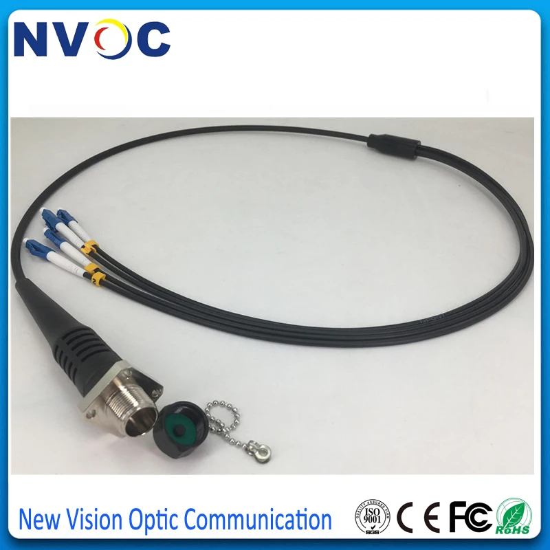 

4Core ODC Square(Female) to LC/UPC Fiber Patch Cord Jumper Cable,4C ODC Square(Socket) to LC ST FC SC UPC Fiber Optic Connector