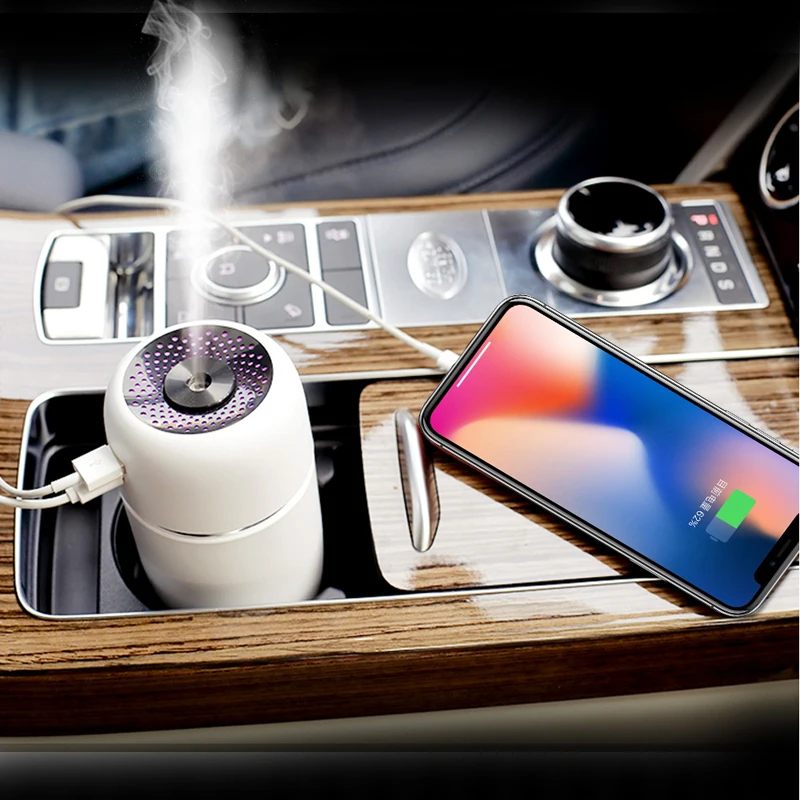 Günstige Tragbare LED Luftbefeuchter Ätherisches Öl Diffusor Mini USB Air Befeuchter reinigungsapparat Auto ultraschall Aromatherapie Diffusor USB