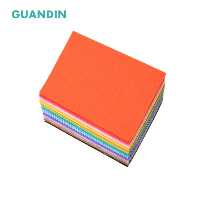 GuanDin полиэфирная Нетканая войлочная ткань/толщина 1 мм/смешанный однотонный/для