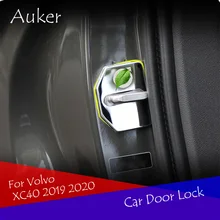 Автомобильные аксессуары Нержавеющая сталь Дверные замки Защитная крышка авто-Стайлинг 4 шт./компл. для Volvo XC40 XC60 XC90