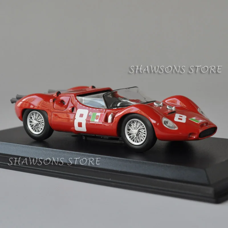 Модели Лео игрушки 1:43 винтажный гоночный автомобиль Maserati Tipo 63 4 Ore di Pescara копия