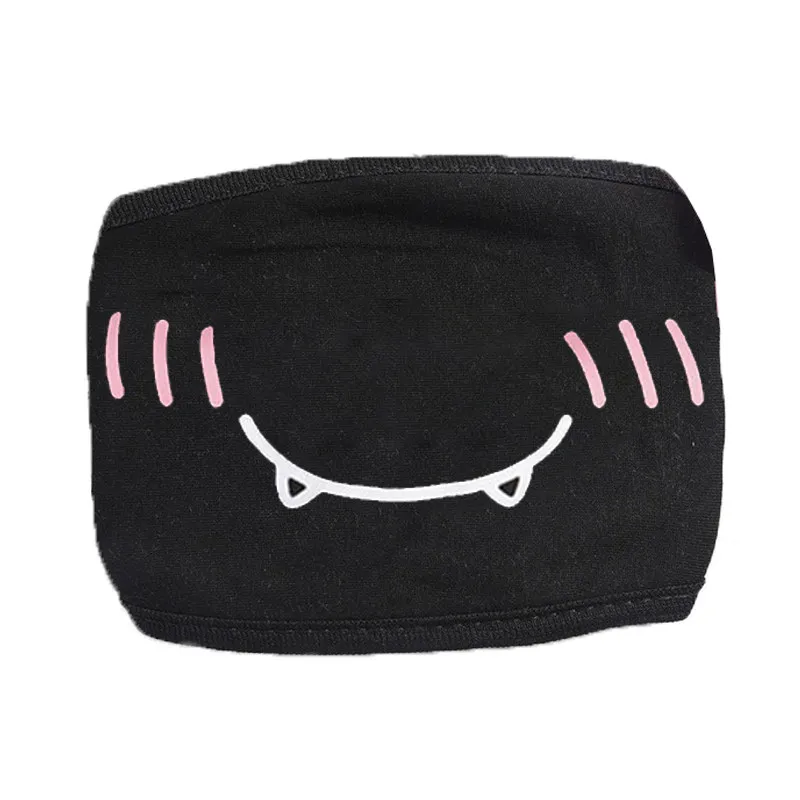 Child Like Mouth Mask Dark Anti Dust Cool Mask Cartoon Mouth Muffle Face Mask Emoticon Masque Masks For Gifts for Children's Day - Цвет: Лиловый