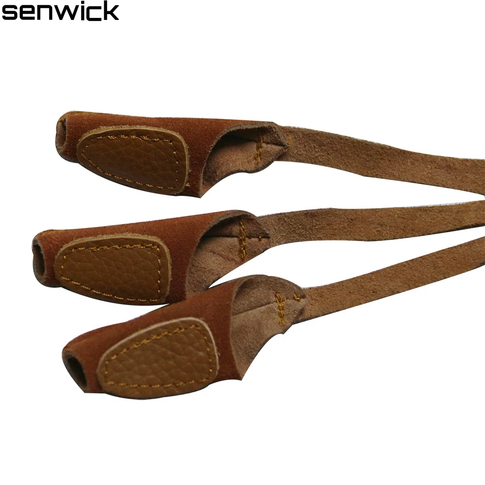 Luva de Couro Luva de Tiro de Arco e Flecha Arco e Flecha Tiro com Arco Projeto Dedo Proteger Única Costura Luva Atiradores Tradicional Médio 3 1 Esporte e Lazer