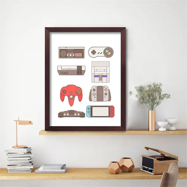Online For Xbox Decor Controllers Canvas Painting Wall Controllers Canvas Painting Wall