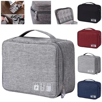 

HIPERDEAL Electronic Accessories Cable Bag Travel USB Charger Case AU 19Mar05