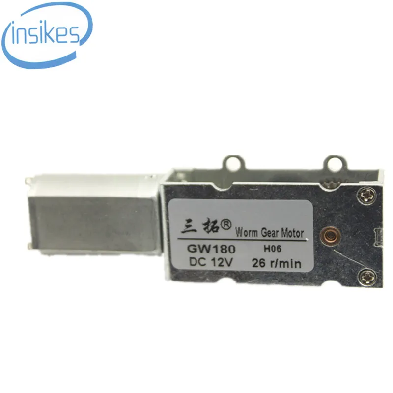 

GW180 DC 6V DC 12V 4RPM 6RPM 9RPM 12RPM 25RPM 8.5RPM 13RPM 18RPM 26RPM 52RPM Worm Gear Reducer Motor Ultra Thin Brush Motor