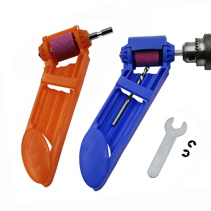 

Electric Drill Bit Sharpener Drill Sharpening Machine Set Corundum Grinding Wheel Auxiliary for Drill Sharpener Power Tool