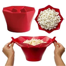 Microwaveable Popcorn Maker складная чаша для микроволновой печи ведро кухонные формы для выпечки семейные вечерние DIY попкорна