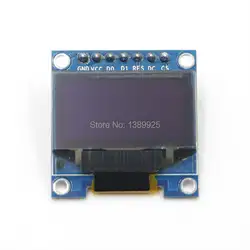 1 шт. 0.96 "Белый 7pin oled-модуль 0.96 OLED Новый 128x64 oled ЖК-дисплей LED Дисплей модуля 0.96 "SPI общаться