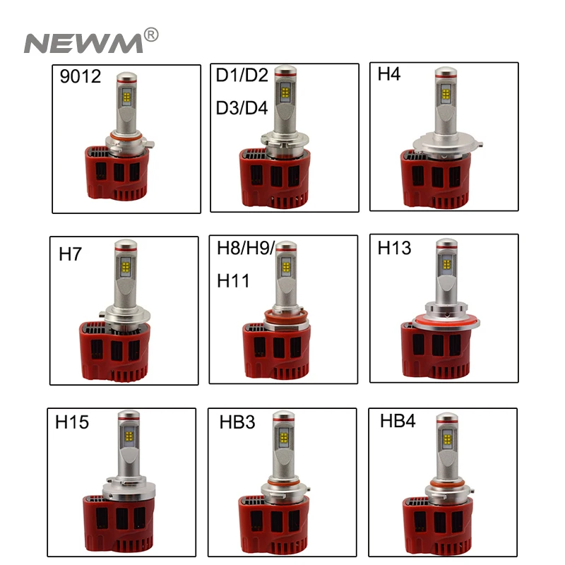 

P6 45W 9000LM 90W 6000K White High Power LED Headlight Low Beam Or High Beam Headlamp H15 LED Headlamp