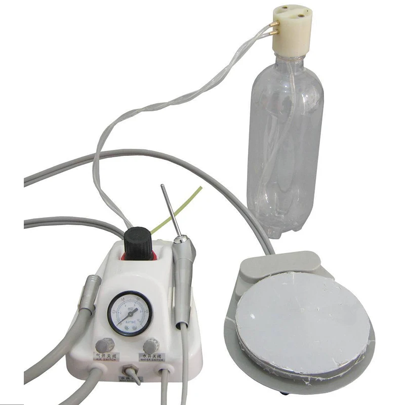 

Free Shipping Dental Lab equipment Dental Portable Air Turbine Unit 4 hole