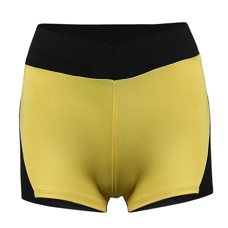 Sexy Women Yoga Shorts Hips Push Up Running Yoga Gym Bottoms Tights Clothing Slim Fitness Jogging Femme Sport Short Red + Black0