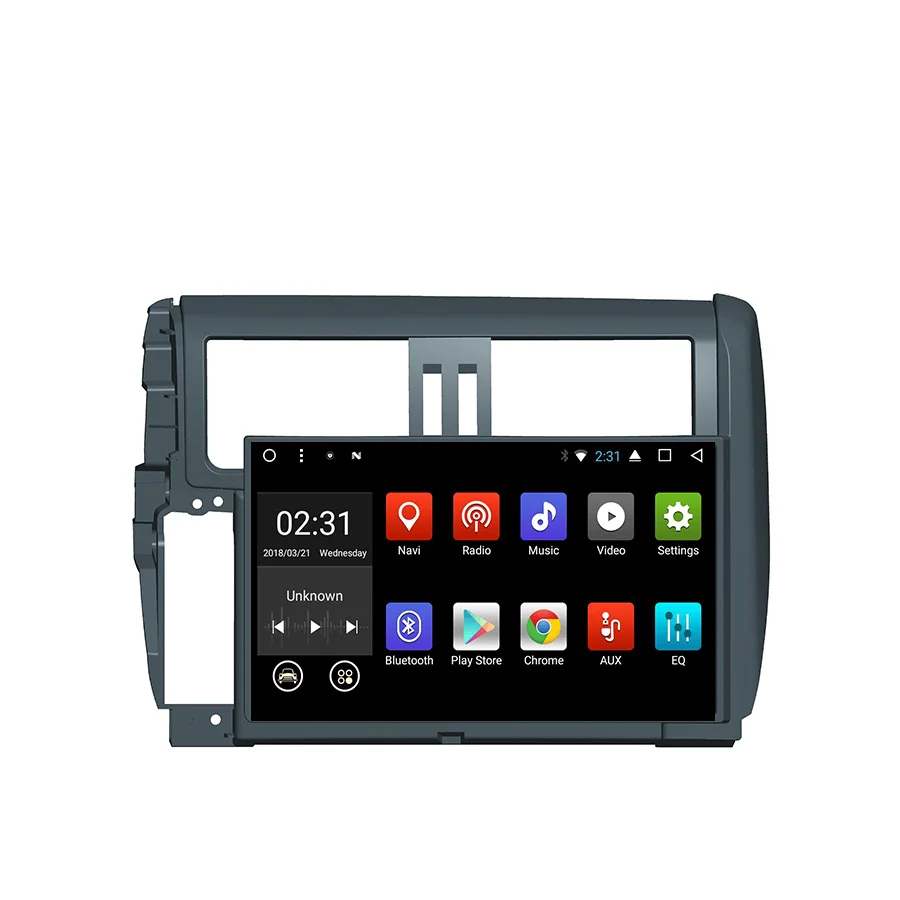 Excellent For Toyota PRADO 2010 9 inch HD Touch Screen Android 7.1 Quad Core Car Auto WIFI Radio Multimedia Player GPS Navigation 2